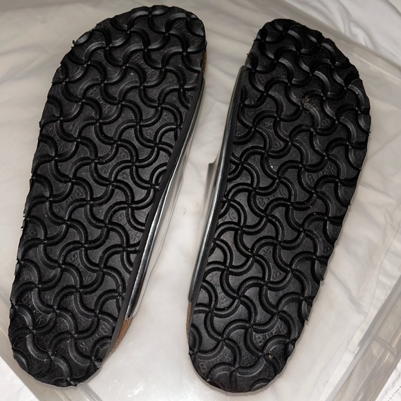 Chrome Silver Metallic Birkenstocks - Picture 9 of 16